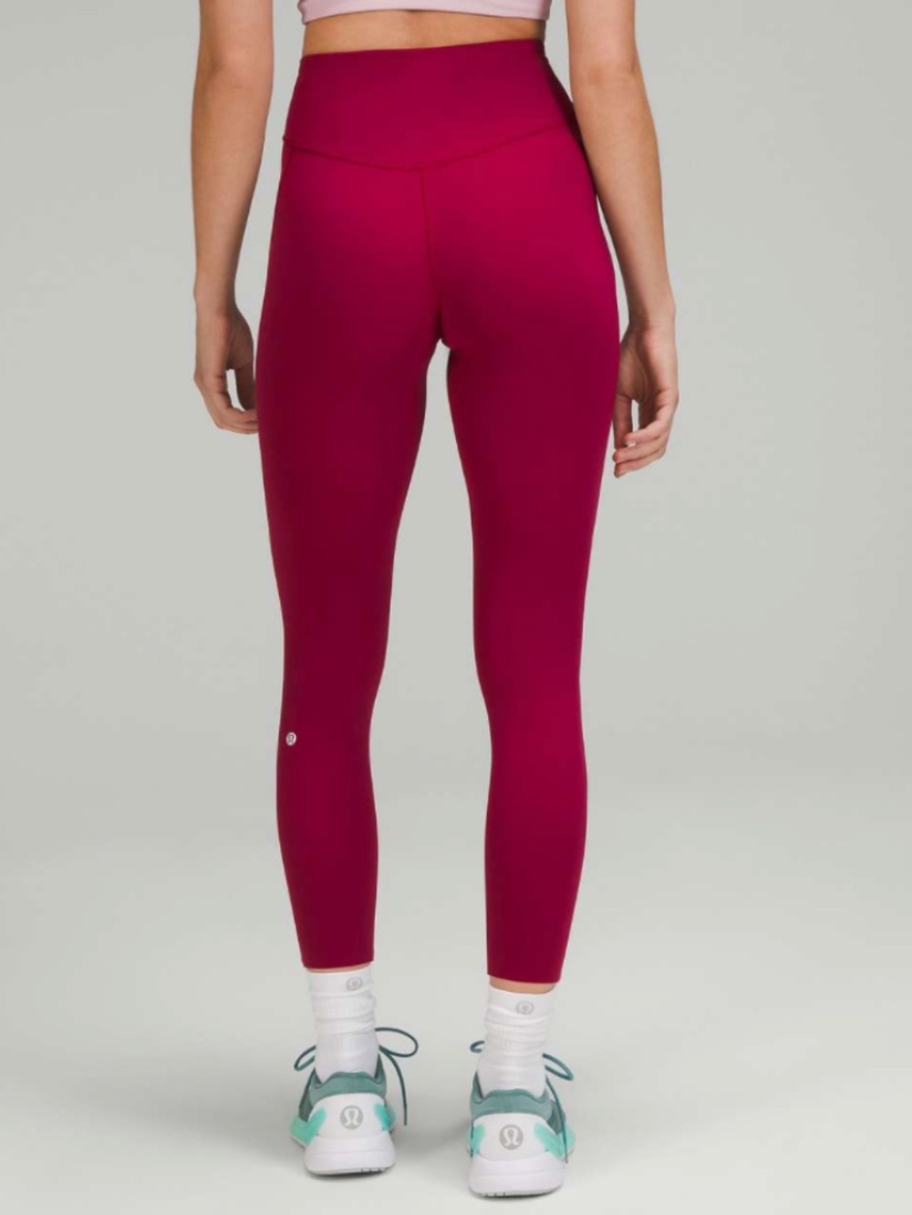 🍋 Lululemon Base Pace High-Rise Running Tight 25" Pomegranate 4